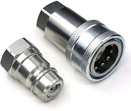 Q/CoupSet.500 - 1/2" Ag Couplers (1 Male & 1 Female)